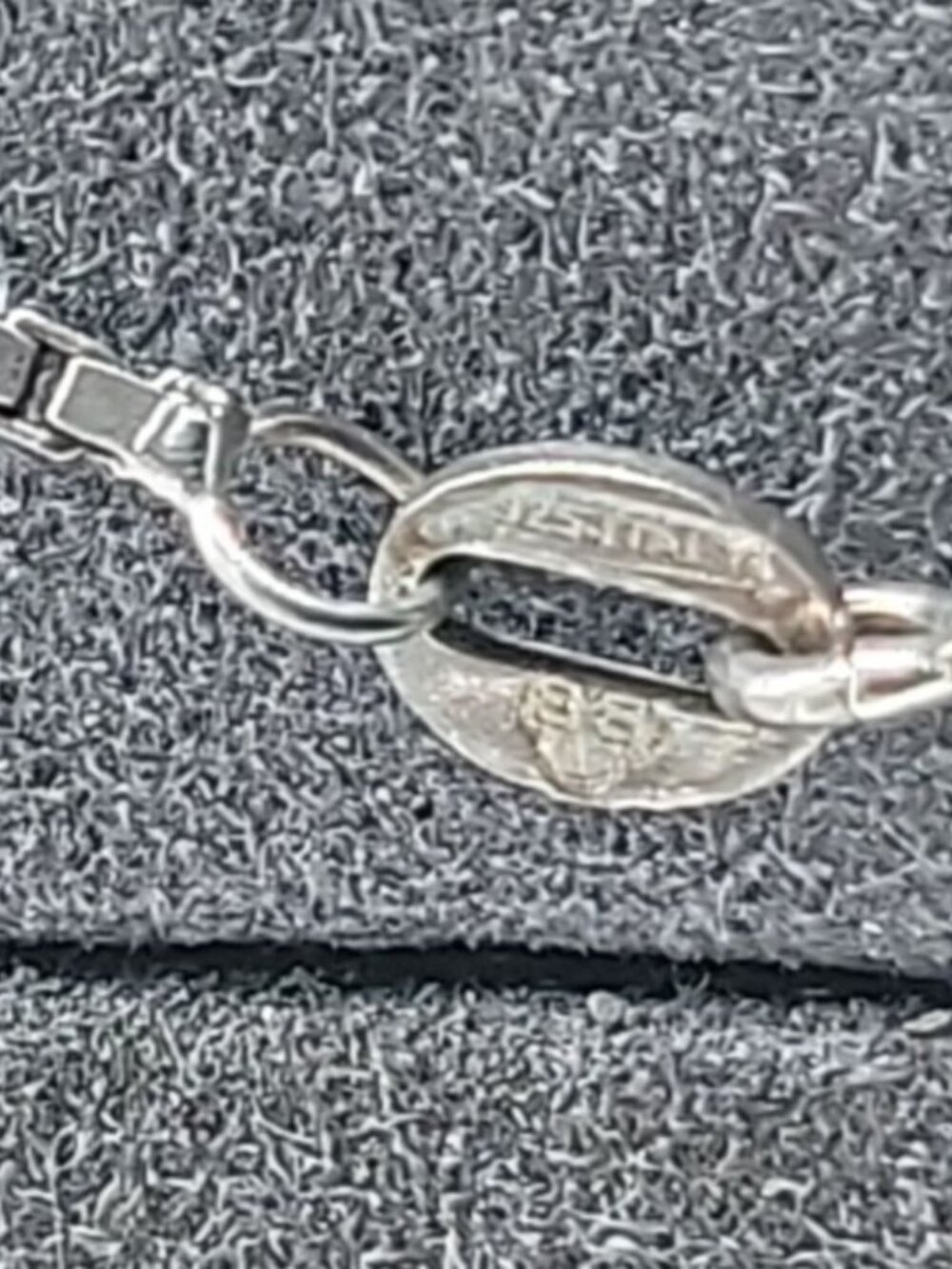 Sterling Silver Butterfly Pendant Necklace Enamel Inlaid 15" 925 Choker Chain - Picture 13 of 16